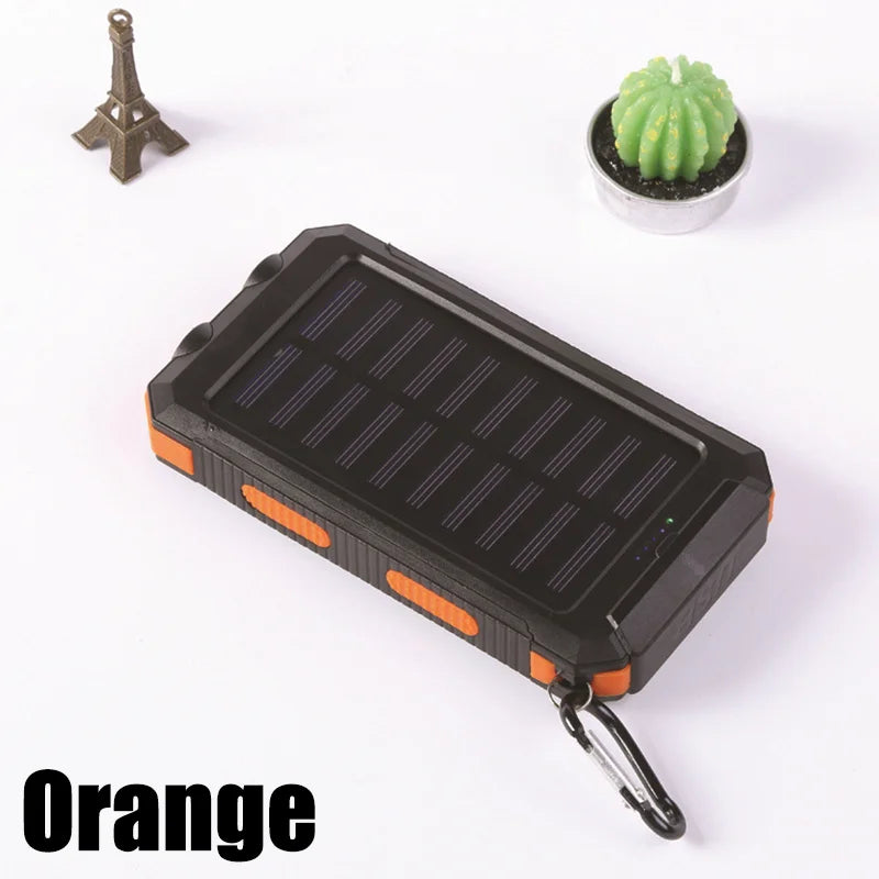 Solar Power Bank with LED Light