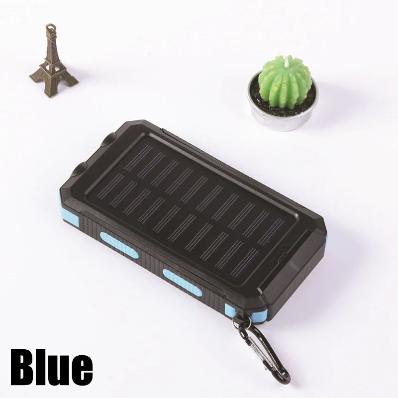 Solar Power Bank with LED Light